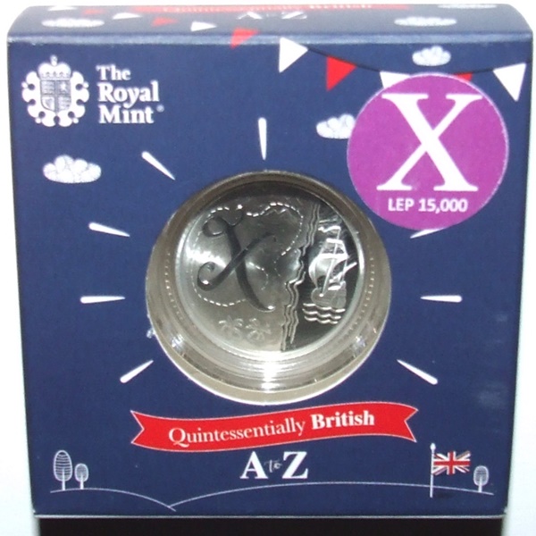 2018 Silver Proof Ten Pence - The Great British Coin Hunt - X